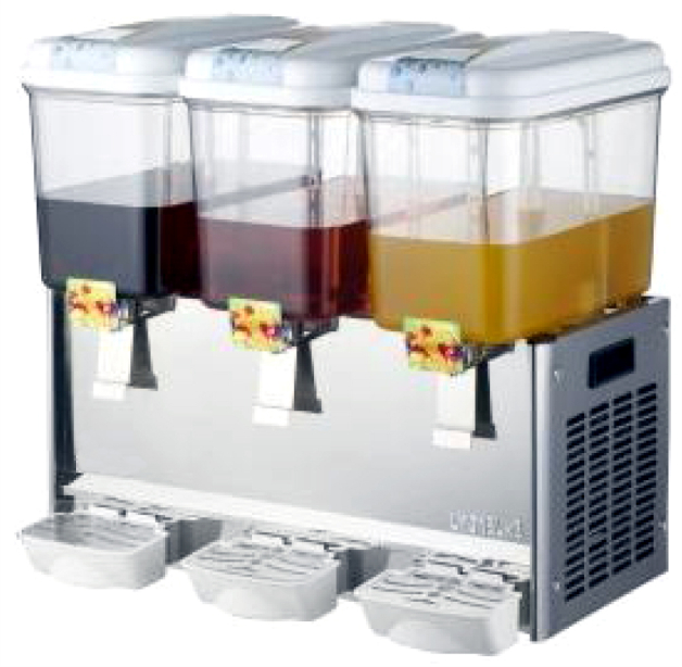 Cold juice Dispensers 3-Tank Manufacturer
